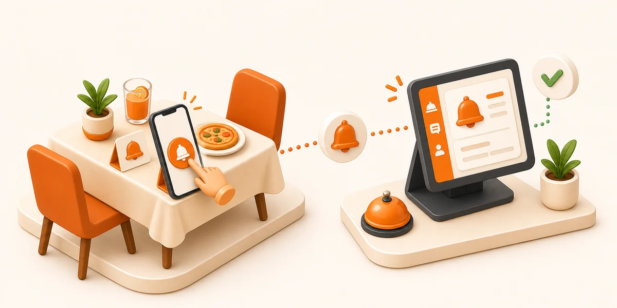 Call Waiter Feature feature screenshot