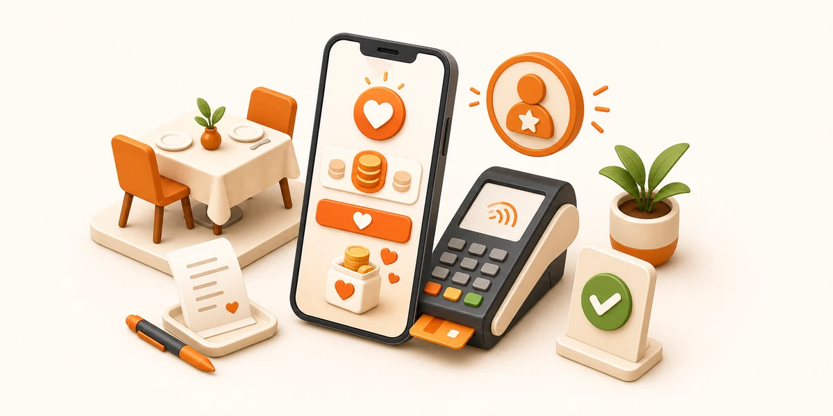 Digital Tipping feature screenshot