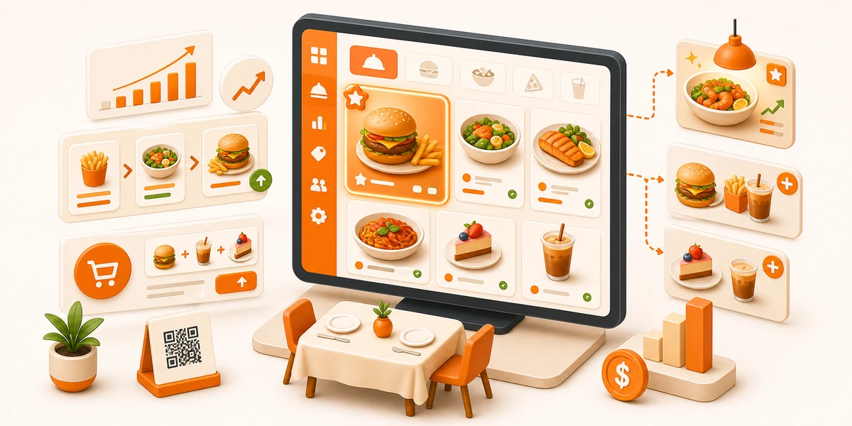 Profit Maximiser Digital Menus feature screenshot